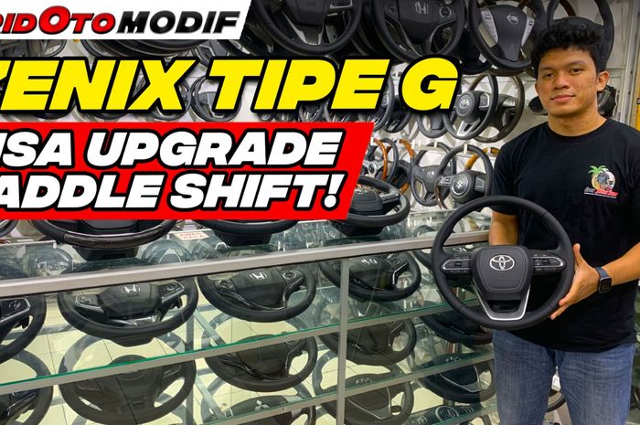 Modifikasi setir Innova Zenix tipe G bisa punya paddle shift