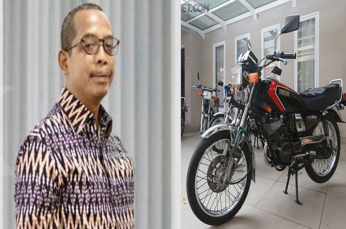 Koleksi kendaraan Dirjen Pajak Suryo Utomo, mulai Harley-Davidson, Yamaha RX-King, sampai Honda Supra.