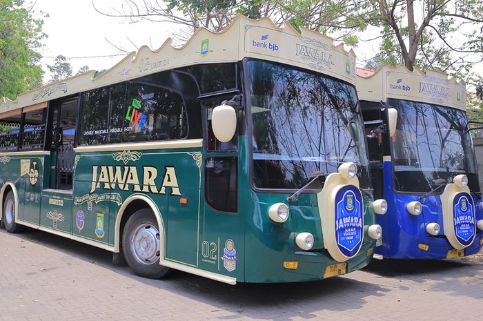 Armada bus Jawara yang dioperasikan Pemkot Tangerang, bisa dimanfaatkan masyarkat secara gratis lo.