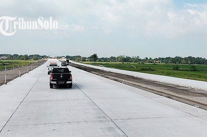 Penampakan tol Solo-Jogja yang akan dilewati saat lebaran 2023