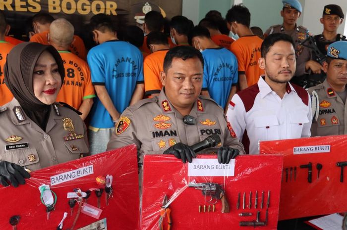 Polres bogor tangkap 39 pelaku curanmor