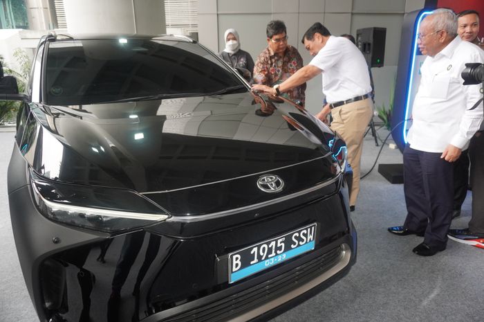 Pakai program Kinto One, Toyota bZ4X jadi kendaraan operasional Kemenko Marves