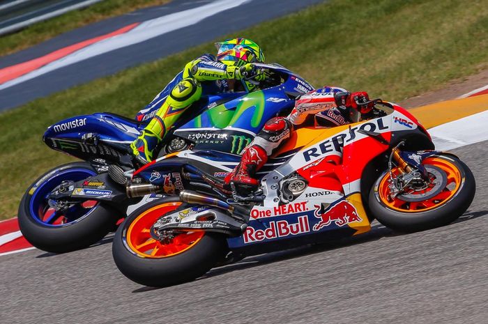 Marc Marquez vs Valentino Rossi, permusuhan yang masih terasa hingga sekarang