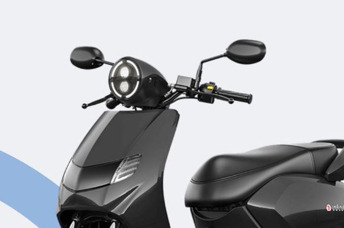 penampakan motor listrik baru mirip Vespa Matic yang harganya lebih murah dari Honda BeAT.