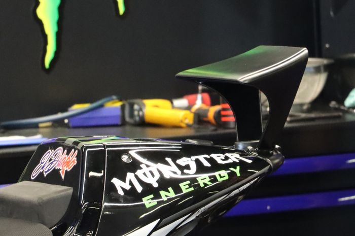 Penggemar heboh, Yamaha pasang spoiler ala F1 di buritan motor YZR-M1, pada tes MotoGP 2023 Portimao