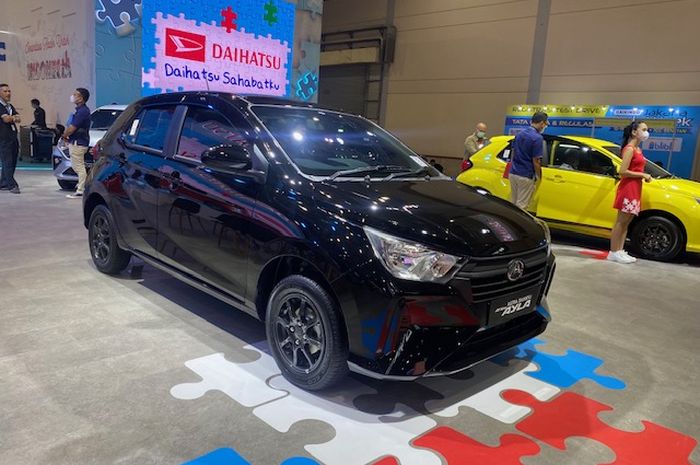 Astra Daihatsu All New Ayla menggunakan pelek standar berukuran 14 inci