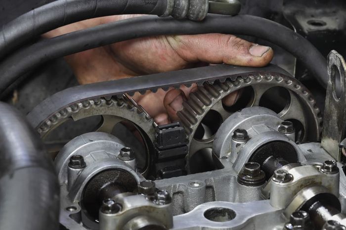 Ilustrasi timing belt harus diganti