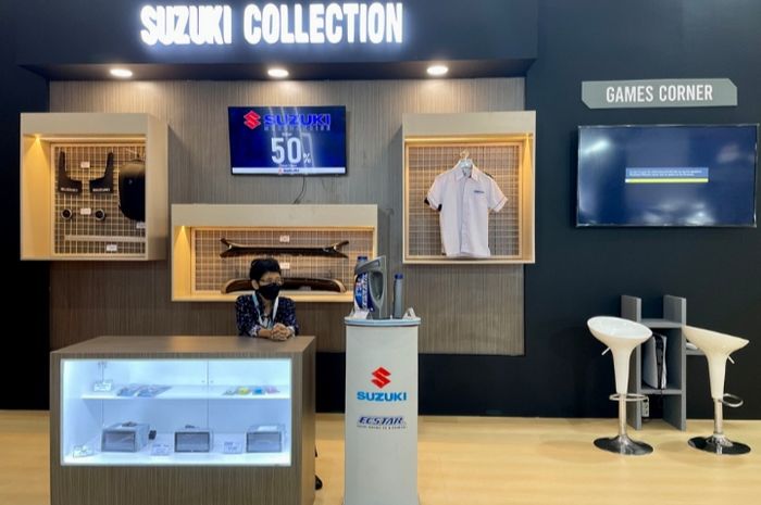 Suzuki umbar promo menarik untuk pembelian aksesori dan suku cadang di GJAW 2023