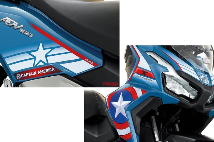 Honda ADV 160 Captain America