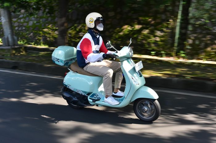 Test ride Vespa Batik, LX 125 i-get edisi spesial