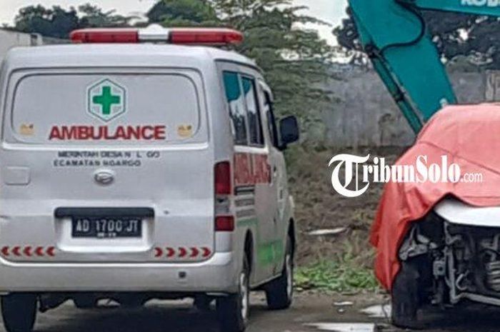 Ambulans penabrak lari Toyota Kijang Innova di simpang Bejen, Karanganyar ditemukan, milik satu desa di Ngargoyoso