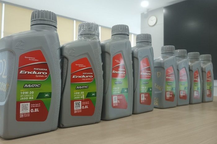 Oli mesin motor Pertamina Enduro bikinan PT Pertamina Lubricants.