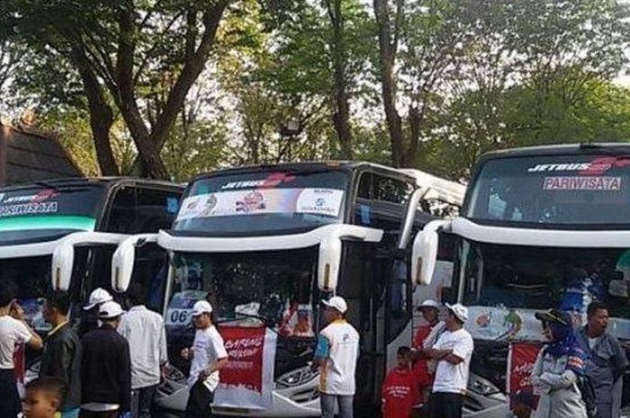 Jumlah pendaftar mudik gratis melebih kuota, Dishub DKI Jakarta putuskan tidak menambah armada bus.