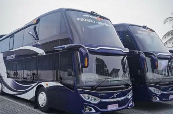 Bus PO Indorent launching dari Karoseri Adi Putro