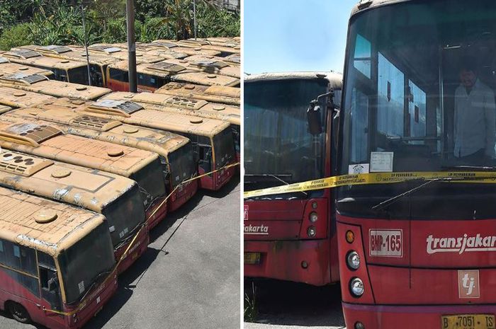 Sebanyak 417 unit bus Transjakarta sebagian dalam kondisi rongsokan akan dielalng dengan nilai Rp 21,3 miliar.