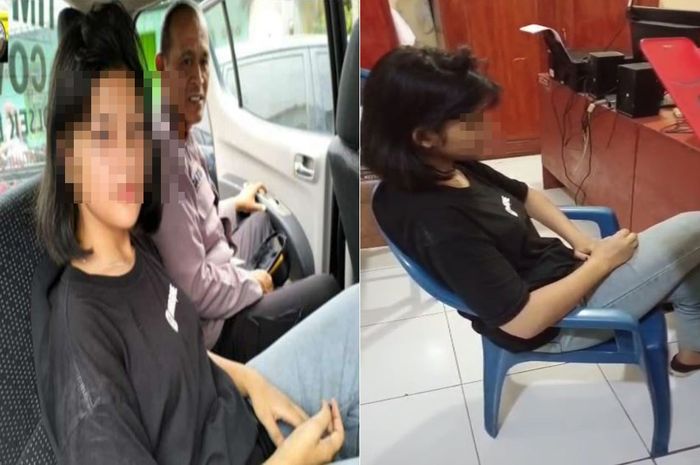 Sosok pencuri cantik berhasil diamankan polisi usai mencuri motor Kadus Kwancen, Magelang, Rabu (12/3/2023).