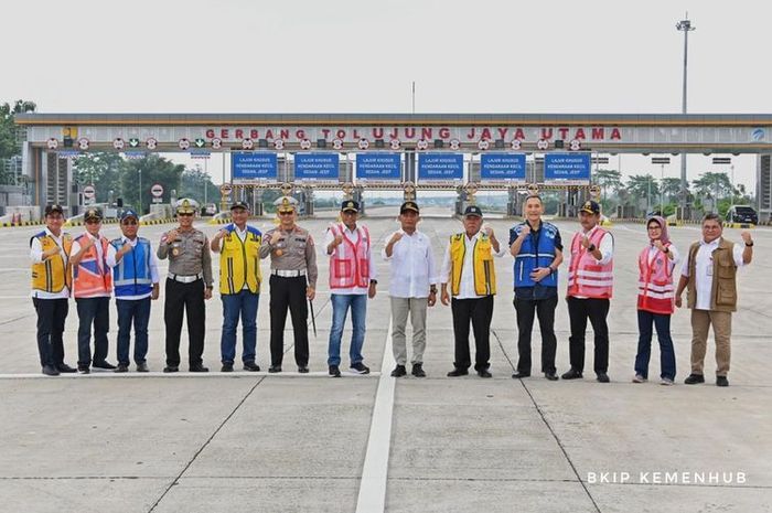 Gerbang tol Ujung Jaya Utama, bagian dari ruas Cimalaka-Dawuan akan dibuka saat arus mudik dan balik lebaran 2023