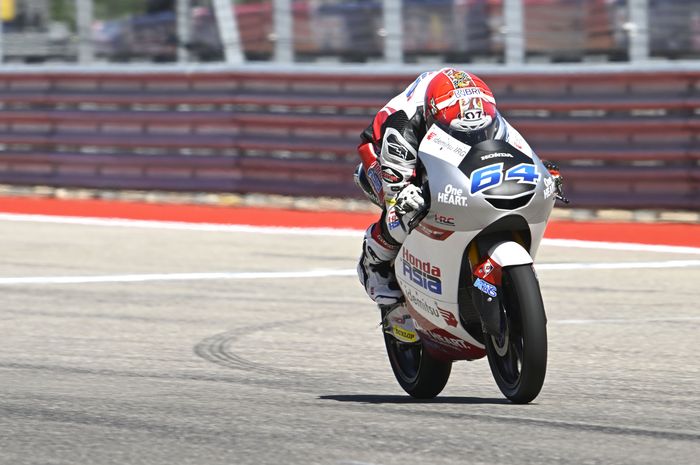 Mario Aji ungkap kunci suksesnya menggasak empat poin sekaligus di Moto3 Amerika 2023, siap lebih baik lagi di Spanyol.