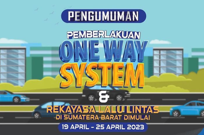 One way sistem Padang Bukittingi berlaku 19-25 April