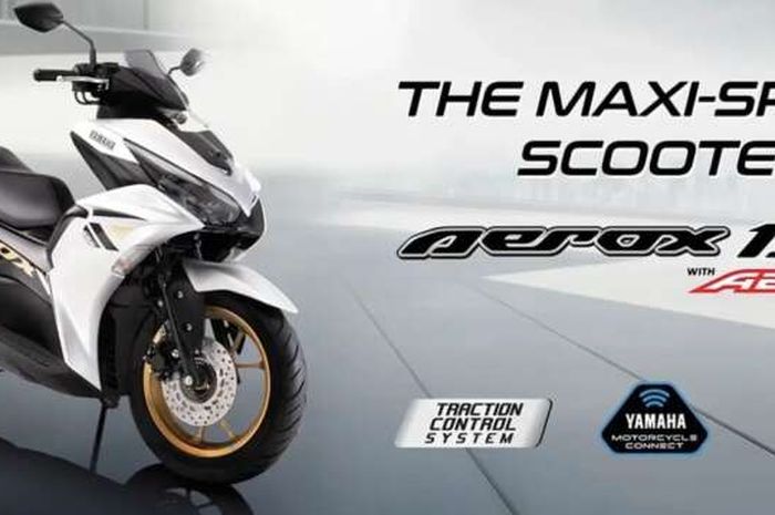 Yamaha Aerox 155 kini punya fitur traction contro