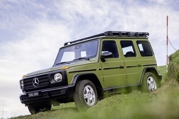 Mercedes-Benz G-Class nomor 500.000 keluar dari pabrik sebagai G-Class berpenampilan klasik.