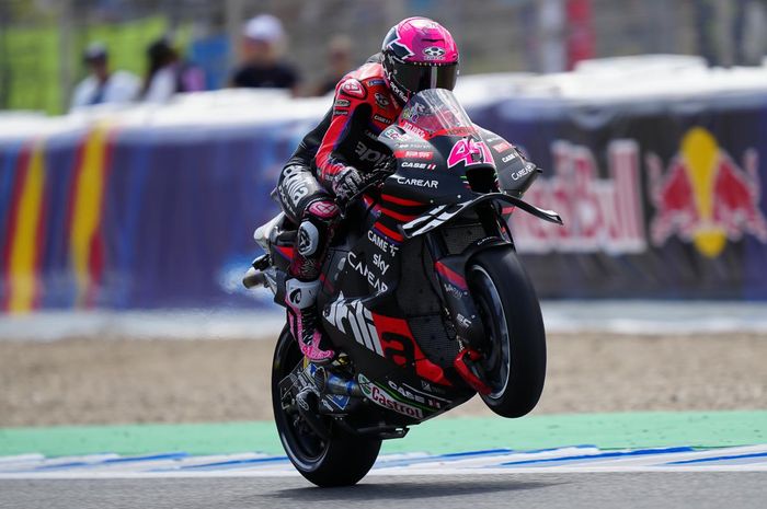 Aleix Espargaro rebut pole position pada sesi kualifikasi MotoGP Spanyol 2023, Sabtu (29/4)