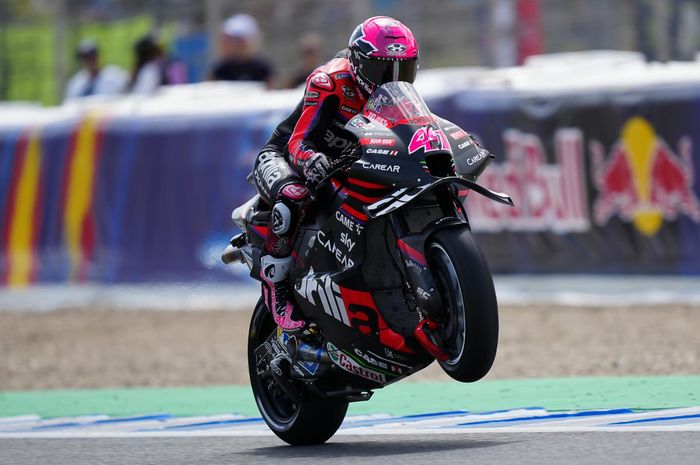 Aleix Espargaro rebut pole position pada sesi kualifikasi MotoGP Spanyol 2023, Sabtu (29/4)