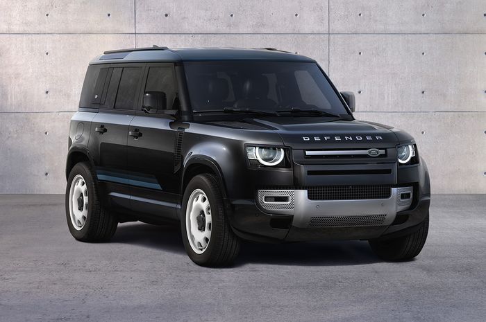 Land Rover Defender 110 mendapatkan County Exterior Pack.