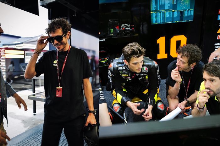 Valentino Rossi hadir di MotoGP Spanyol 2023, langsung kasih wejangan ke para muridnya