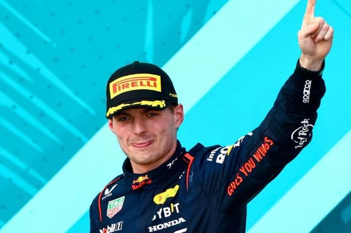 Max Verstappen menang di F1 Miami 2023.