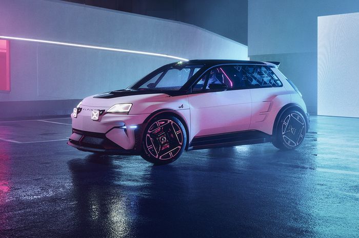 Mobil konsep Alpine A290 Beta hadir sebagai preview mobil baru hatchback listrik Alpine.