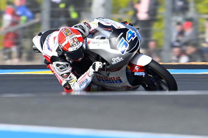 Mario Aji sukses melenggang langsung ke babak Q2 kualifikasi setelah tampil baik di FP3 Moto3 Prancis 2023 yang dipimpin oleh murid Valentino Rossi, yaitu Andrea Migno.