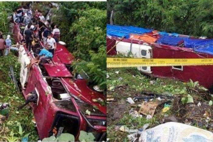 Kecelakaan Bus di Guci, Tegal 