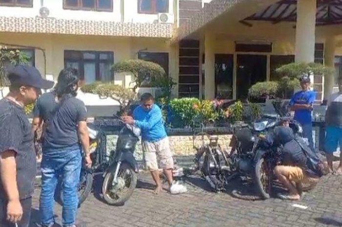 Ahmad Jazuli residivis maling motor spesialis tepi sawah diringkus Resmob Polres Situbondo, sembunyi di markas Wuluhan Selatan, Kuta, Bali