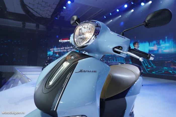 Penampakan Yamaha Janus, skutik retro baru saudara Yamaha Fazzio yang dijual mulai Rp 18 jutaan.