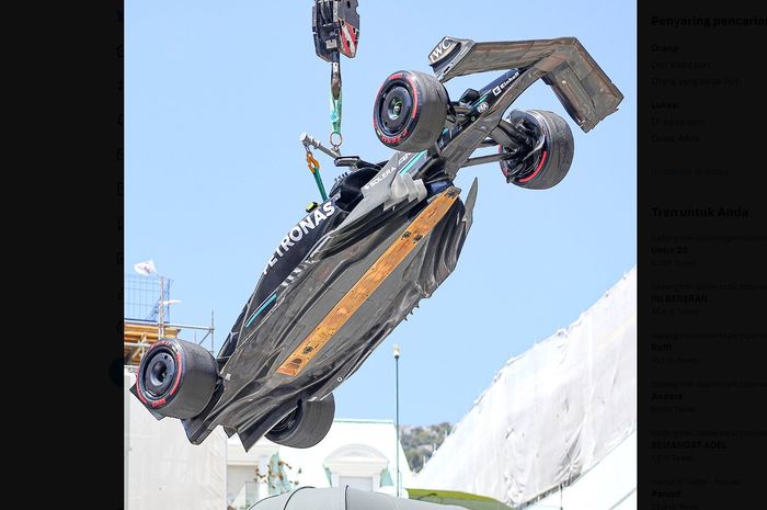 Penasihat Red Bull sindir mobil Mercedes soal kejadian crane di F1 Monako 2023