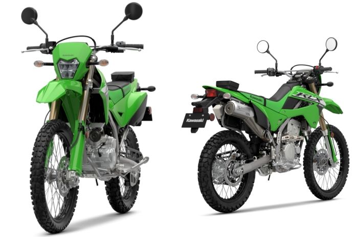 Kawasaki KLX 300 pakai lampu depan mirip KLX 150