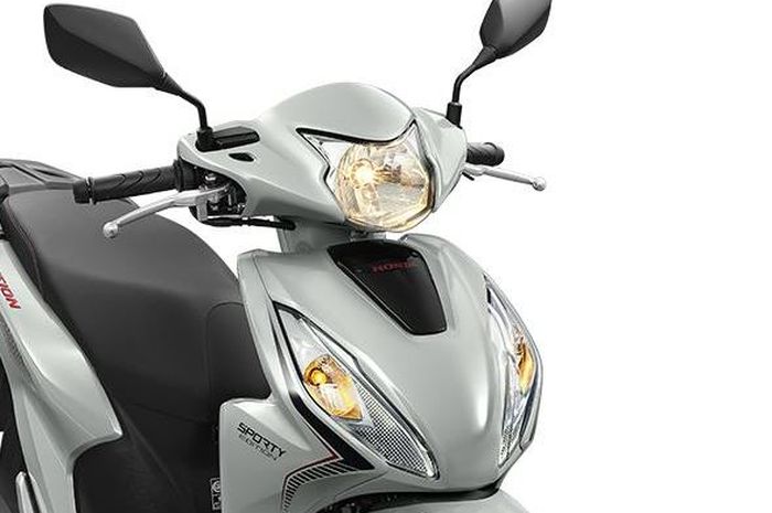 Penampakan Honda Spacy Reborn bernama Honda Vision, sekali full tank bisa tempuh 260 km.