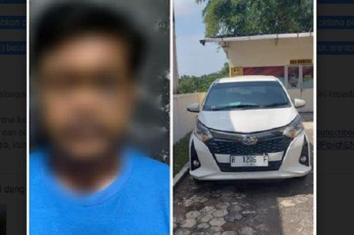 Toyota Calya digadaikan ke teman, pelaku dilaporkan pemilik