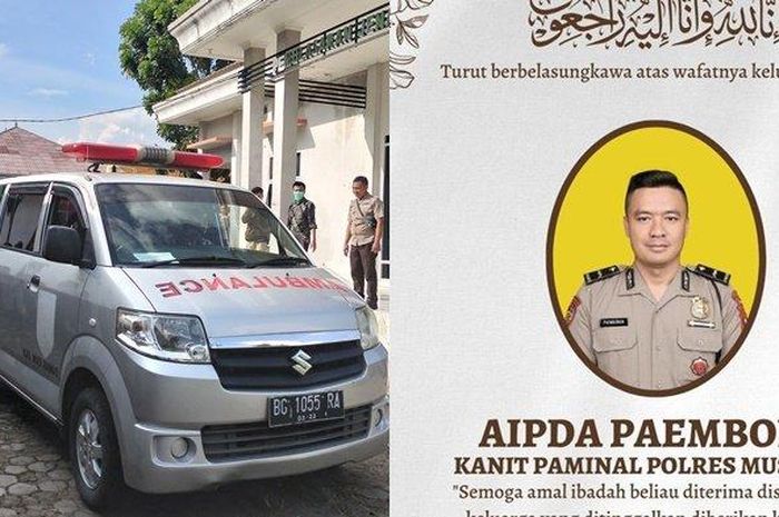 Kanit Paminal Polres Musi Rawas, Aipda Paimbonan tewas bunuh diri di dalam mobilnya dengan tembak kepalanya sendiri