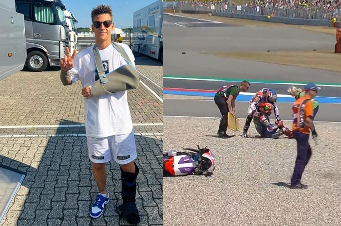 Fabio Quartararo harus segera menjalani operasi usai crash di balapan MotoGP Belanda 2023