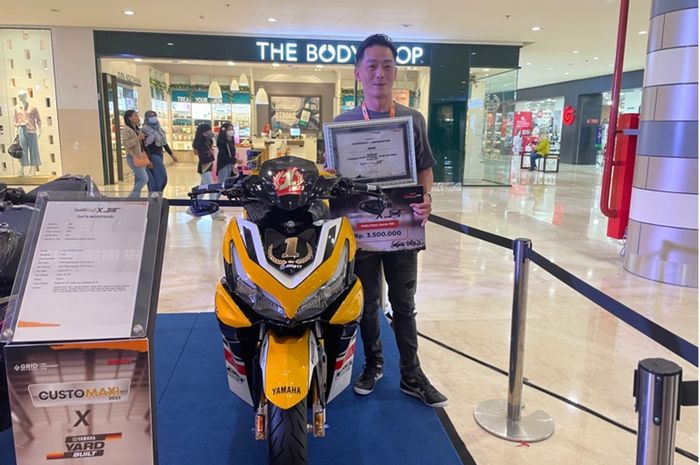 Aerox milik Jemi asal Pangkal Pinang, Bangka Belitung.