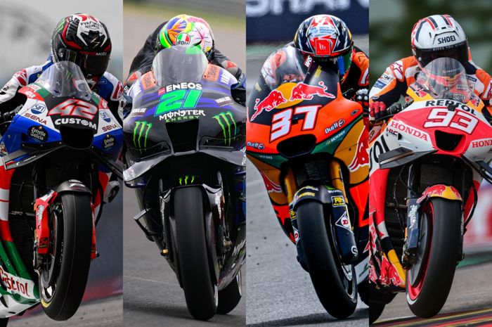 Rekap bursa transfer MotoGP 2024 hingga saat ini. Alex Rins, Franco Morbidelli, Pedro Acosta, dan Marc Marquez siap acak-acak susunan pembalap tahun depan.