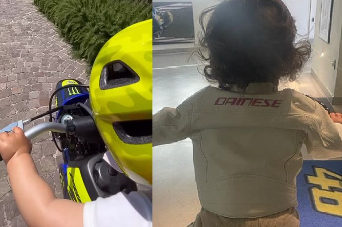 Putri Valentino Rossi, Giuletta, sudah bisa naik motor