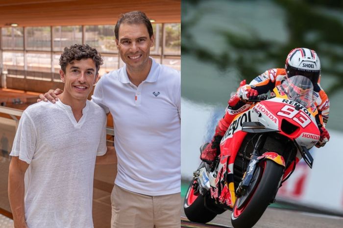 Rafael Nadal kasih selamat ke Marc Marquez, bakalan pensiun atau pindah tim di MotoGP?