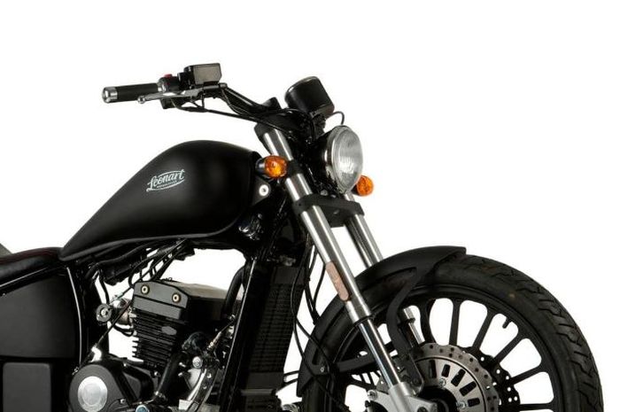 Penampakan Leonart Daytona 125, cruiser Hampir-Davidson yang tenaga mesinnya mirip Yamaha Lexi