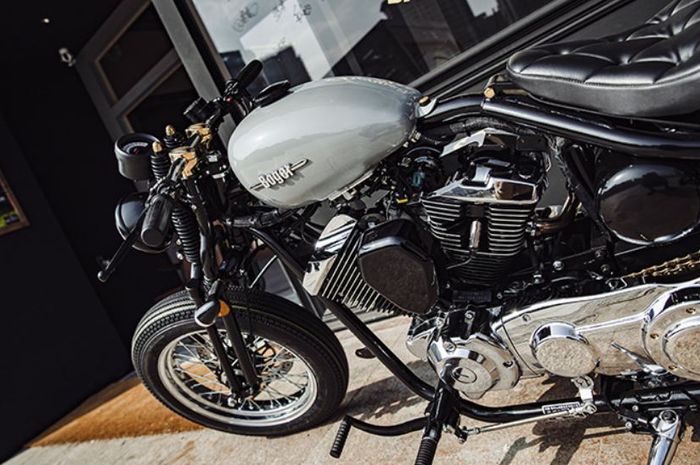 penampakan Zeths Boger 250, bobber bermesin V-Twin yang tenaganya kalah dari Suzuki GSX-R150.