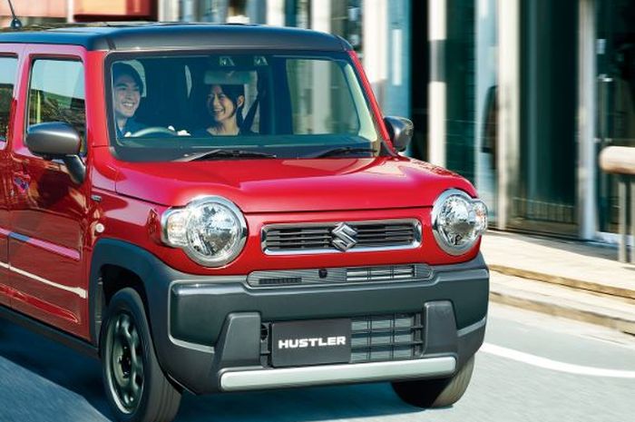 Penampakan Suzuki Hustler, adik Suzuki Jimny yang punya konsumsi BBM irit 25 km per liter.