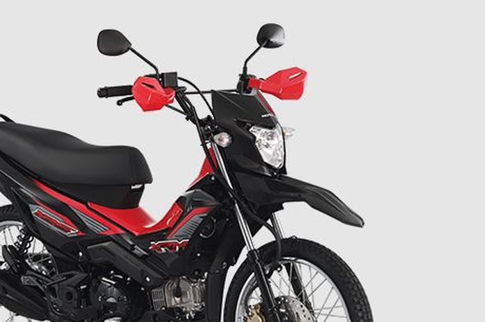 Penampakan Honda XRM 125, bebek trail bermesin Honda Supra X 125 yang iritnya tembus 65 km per liter.