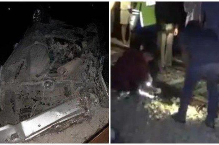 Minibus hancur dihajar kereta api di Jombang, 6 orang tewas